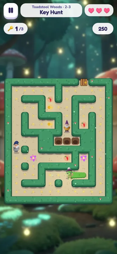 Teleport flowers and keys in Toadstool Woods